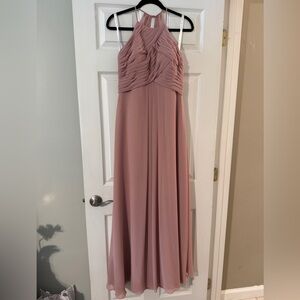 Azazie Dusty Rose bridesmaids dress